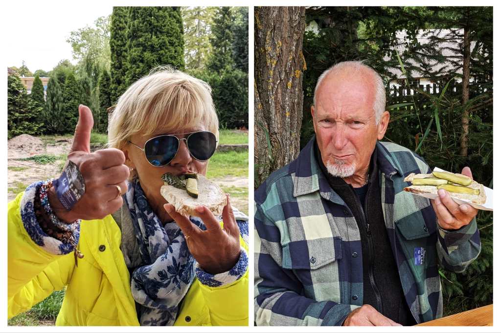 pickles and lard in Poland