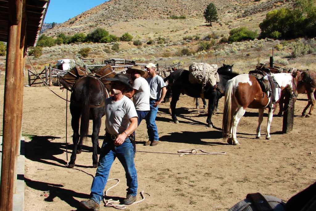 Guides and Packers at Simplot Ranch gearing up for the company picnic