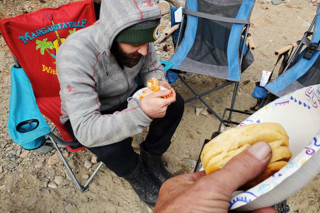 Dinner at Cave Camp